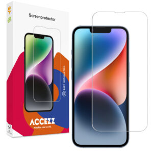 Accezz grūdinto stiklo ekrano apsauga, skirta iPhone 17e / 16e / 14 / 13 / 13 Pro