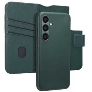 Accezz 2-in-1 odinis atverčiamas dėklas su MagSafe, skirtas Samsung Galaxy S24 – Cedar Green