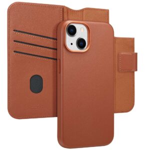 Accezz 2-in-1 odinis atverčiamas dėklas su MagSafe, skirtas iPhone 14 – Sienna Brown
