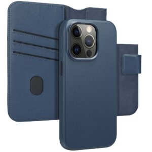 Accezz 2-in-1 odinis atverčiamas dėklas su MagSafe, skirtas iPhone 14 Pro – Nightfall Blue