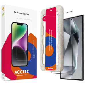 Accezz viso ekrano apsauginė grūdinto stiklo plėvelė su aplikatoriumi, skirta Samsung Galaxy S24 Ultra