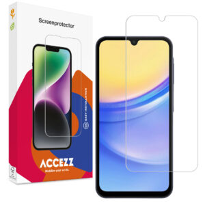 Accezz ekrano apsauga iš grūdinto stiklo, skirta Samsung Galaxy A15 (5G/4G)