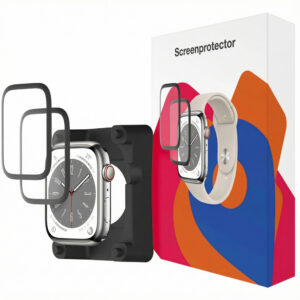 Accezz 2x ekrano apsauginė plėvelė su aplikatoriumi, skirta Watch Series 1-3 - 38 mm
