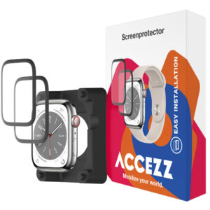 Accezz 2x ekrano apsauginė plėvelė su aplikatoriumi, skirta Watch Series 4-6 / SE - 40 mm