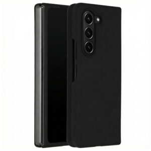 Accezz skysto silikono dėklas, skirtas Samsung Galaxy Z Fold 5 – juodas