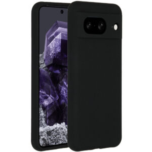 Accezz skysto silikono dėklas, skirtas Google Pixel 8 – juodas