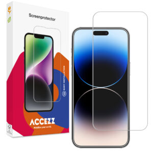 Accezz ekrano apsauga iš grūdinto stiklo, skirta iPhone 15 / 15 Pro / 16