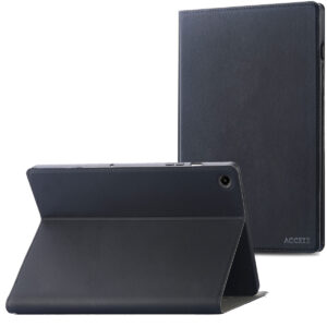 Accezz Classic atverčiamas dėklas, skirtas Samsung Galaxy Tab A9 Plus – juodas