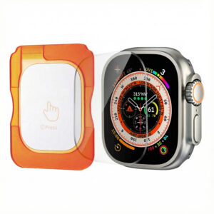 Accezz grūdinto stiklo ekrano apsauga su aplikatoriumi Watch Ultra 1 / 2 / 3 - 49 mm