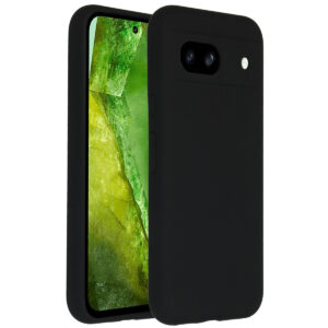 Accezz skysto silikono dėklas, skirtas Google Pixel 8a - Juodas