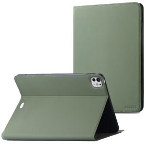 Accezz Classic atverčiamas dėklas, skirtas iPad Pro 13 (2025) M5 / (2024) M4 – žalias