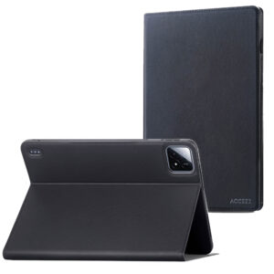 Accezz Classic atverčiamas dėklas, skirtas Xiaomi Pad 6S Pro 12.4 – juodas