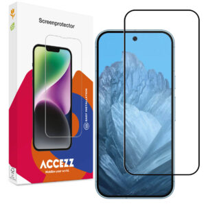 Accezz Full Cover grūdinto stiklo ekrano apsauga, skirta Google Pixel 11 / 11 Pro / 10 / 10 Pro / 9 / 9 Pro