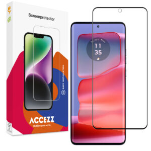 Accezz Full Cover ekrano apsauginis stiklas iš grūdinto stiklo, skirtas Motorola Edge 50 Pro