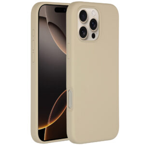 Accezz skysto silikono dėklas su MagSafe, skirtas iPhone 16 Pro Max - Stone