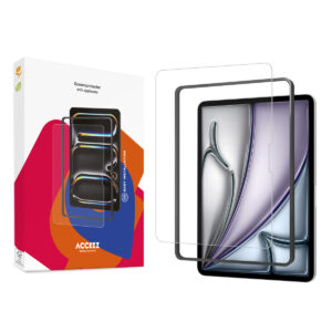 Accezz grūdinto stiklo ekrano apsauga su aplikatoriumi, skirta iPad Pro 11 (2025) M5 / (2024) M4