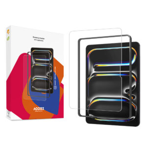 Accezz grūdinto stiklo ekrano apsauga su aplikatoriumi, skirta iPad Pro 13 (2025) M5 / (2024) M4