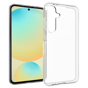 Accezz skaidrus TPU galinis dangtelis, skirtas Samsung Galaxy S24 FE – skaidrus