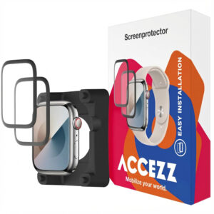 Accezz 2x ekrano apsauginė plėvelė su aplikatoriumi, skirta Watch Series 10 / 11 / 12 - 46 mm