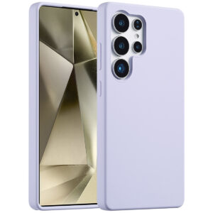 Accezz skysto silikono dėklas, skirtas Samsung Galaxy S25 Ultra – violetinis