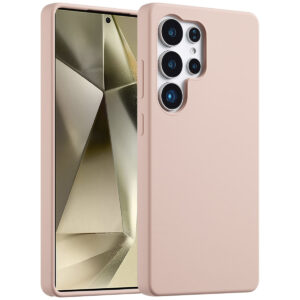 Accezz skysto silikono dėklas, skirtas Samsung Galaxy S25 Ultra – rožinis
