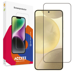 Accezz Full Cover ekrano apsauga iš grūdinto stiklo, skirta Samsung Galaxy S24 Plus / S25 Plus