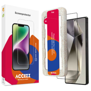 Accezz viso ekrano apsauginė grūdinto stiklo plėvelė su aplikatoriumi, skirta Samsung Galaxy S25 Ultra