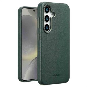 Accezz MagSafe odinis galinis dangtelis, skirtas Samsung Galaxy S25 – kedro žalia