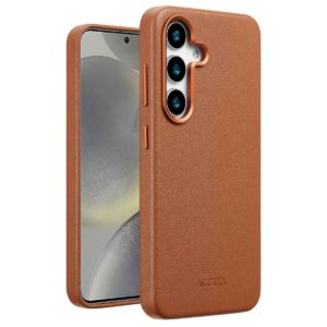 Accezz MagSafe odinis galinis dangtelis, skirtas Samsung Galaxy S25 Plus – Sienna Brown