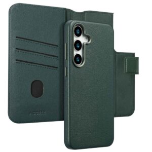 Accezz 2-in-1 odinis atverčiamas dėklas su MagSafe, skirtas Samsung Galaxy S25 Plus – Cedar Green