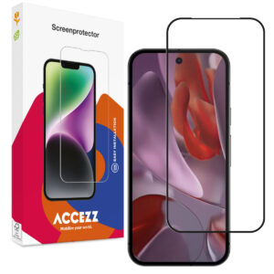 Accezz Full Cover ekrano apsauga iš grūdinto stiklo, skirta Google Pixel 9A