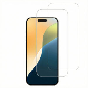 Accezz grūdinto stiklo ekrano apsauga, 2 vnt. pakuotė, skirta iPhone 18 Pro / 17 Pro / 17 / 16 Pro