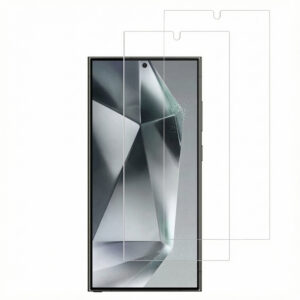 Accezz ekrano apsauga, 2 vnt. grūdinto stiklo rinkinys, skirta Samsung Galaxy S24 Ultra