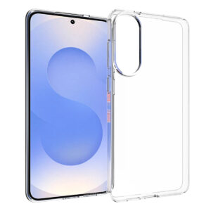 Accezz skaidrus TPU galinis dangtelis, skirtas Samsung Galaxy S25 Edge – skaidrus