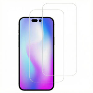 Accezz apsauginis stiklas ekranui, 2 vnt. pakuotė, grūdintas stiklas, skirtas iPhone 14 Pro
