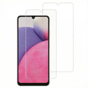 Accezz apsauginis stiklas ekranui, 2 vnt. pakuotė, grūdintas stiklas, skirtas Samsung Galaxy A33