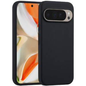 Accezz skysto silikono dėklas, skirtas Google Pixel 10 Pro XL - Juodas