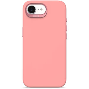 Decoded silikoninis dėklas „MagSafe“, skirtas iPhone 17e – „Bubblegum Pink“ spalvos