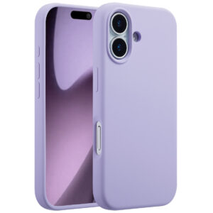 Accezz skysto silikono dėklas su MagSafe, skirtas iPhone 17 – violetinis