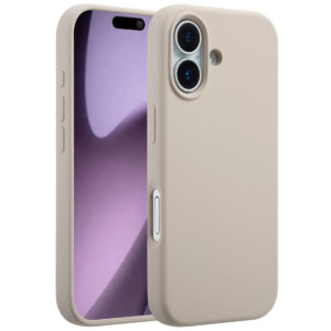 Accezz skysto silikono dėklas su MagSafe, skirtas iPhone 17 – Stone