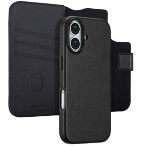 Accezz 2-in-1 odinis atverčiamas dėklas su MagSafe, skirtas iPhone 17 – Onyx Black
