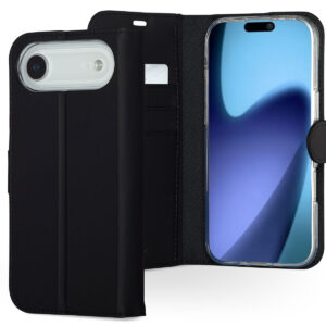 Accezz piniginės tipo TPU atverčiamas dėklas, skirtas iPhone Air – juodas