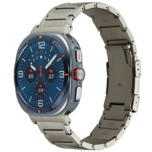 Accezz matinis titano apyrankė, skirta Samsung Galaxy Watch Ultra 2 (2026) / Ultra (2024/2025) – titano spalvos