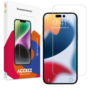 Accezz grūdinto stiklo ekrano apsauga, skirta iPhone 14 Pro Max