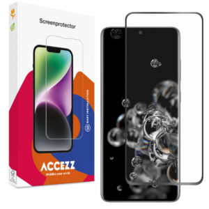 Accezz Full Cover ekrano apsauginis stiklas iš grūdinto stiklo, skirtas Samsung Galaxy S20 Ultra