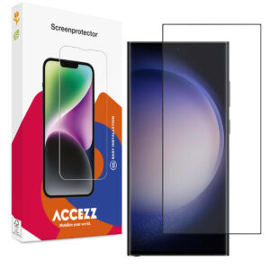 Accezz Full Cover ekrano apsauga iš grūdinto stiklo, skirta Samsung Galaxy S23 Ultra