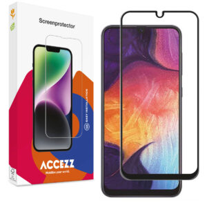 Accezz Full Cover ekrano apsauga iš grūdinto stiklo, skirta Samsung Galaxy A50 / A30s / M31