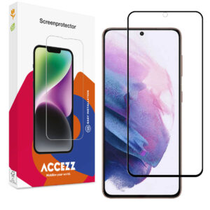 Accezz Full Cover ekrano apsauga iš grūdinto stiklo, skirta Samsung Galaxy S22 Plus / S23 Plus