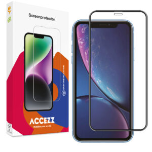Accezz Full Cover ekrano apsauga iš grūdinto stiklo, skirta iPhone 11 / Xr