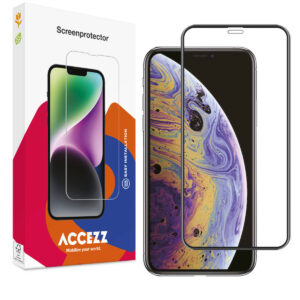 Accezz Full Cover ekrano apsauginis stiklas iš grūdinto stiklo, skirtas iPhone 11 Pro Max / Xs Max